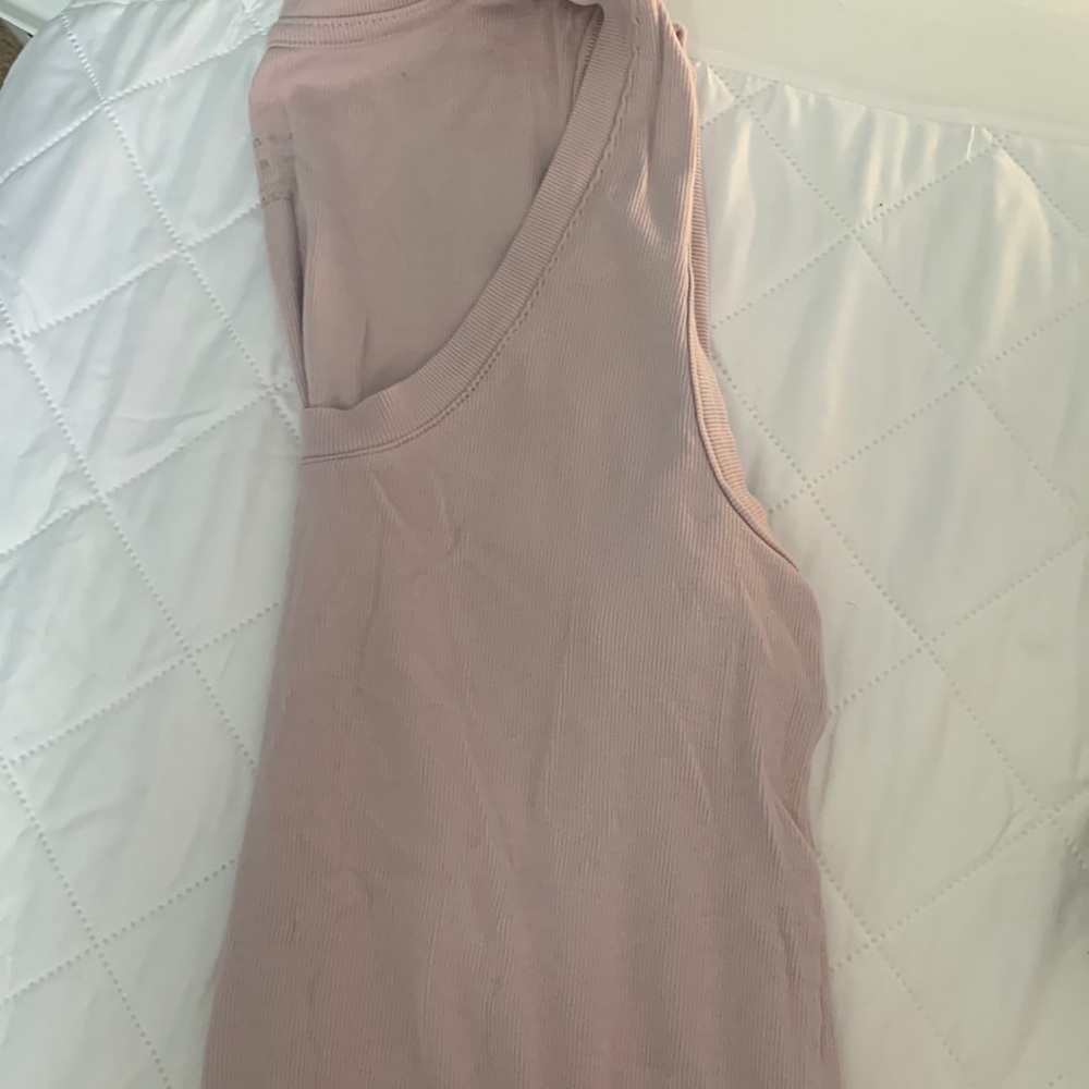 Regular length purple tank top